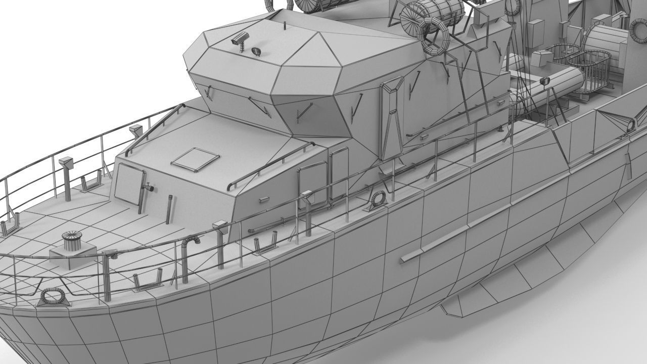 Birkholm  Vessel - A542 with PBR textures Low-poly 3D model_24