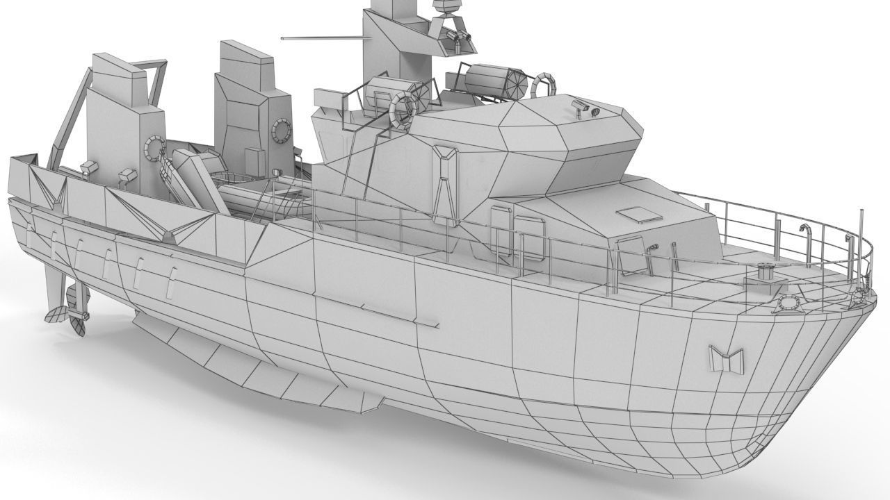 Birkholm  Vessel - A542 with PBR textures Low-poly 3D model_30