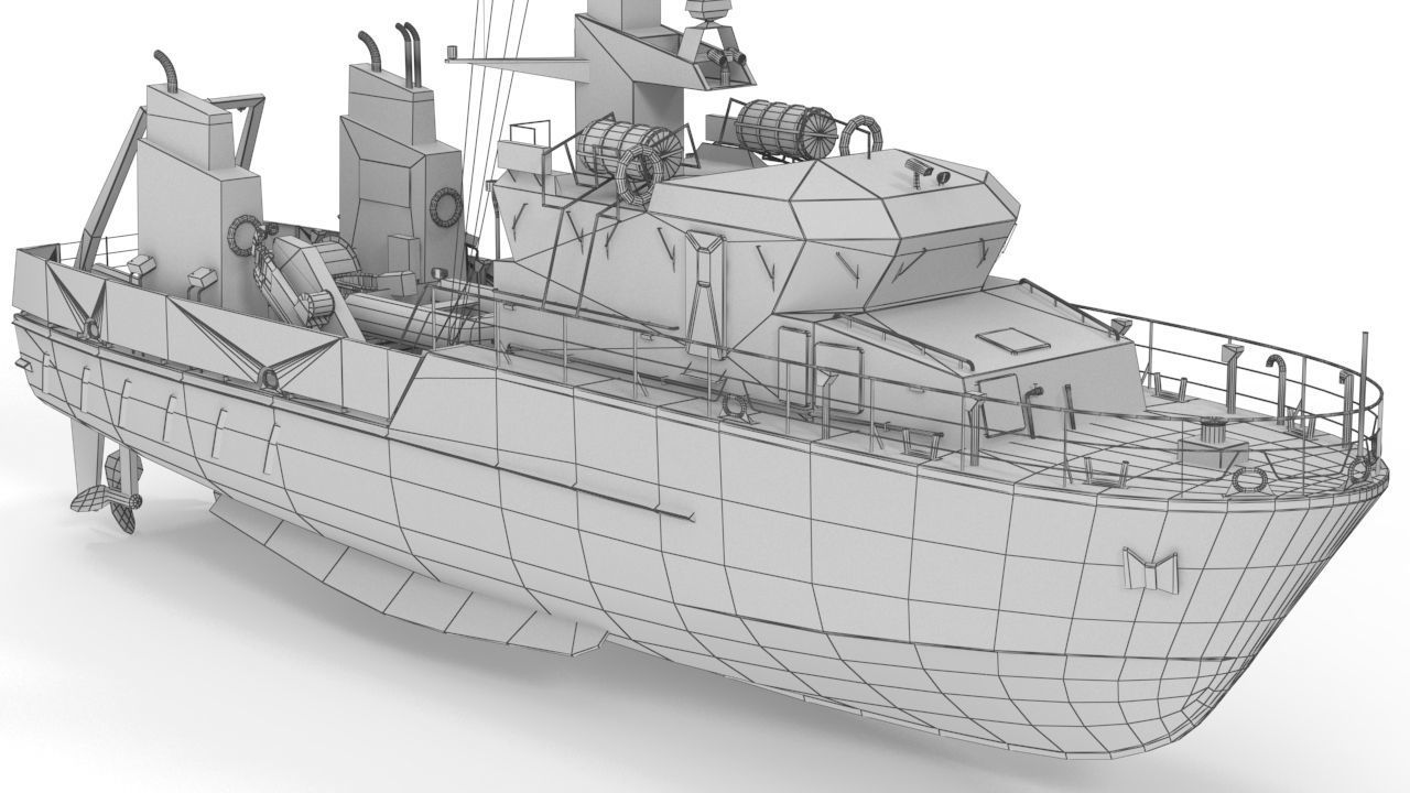 Birkholm  Vessel - A542 with PBR textures Low-poly 3D model_19