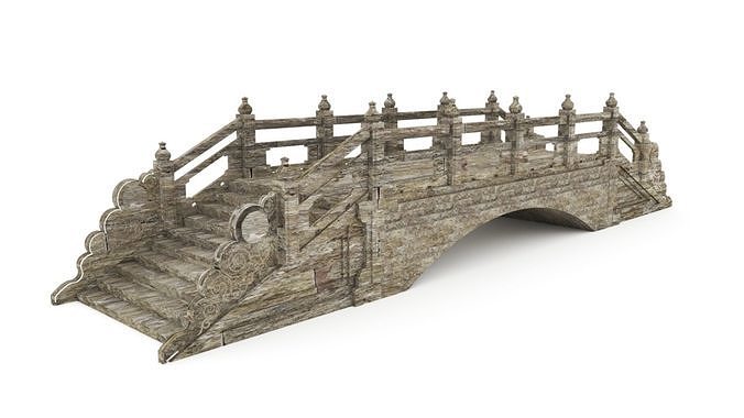 Stone Bridge 3D model