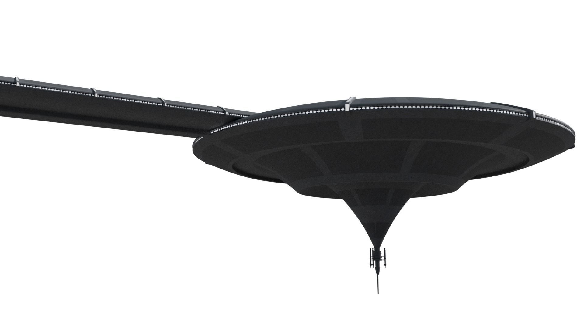 Sci-Fi Landing Platform Low-poly 3D model_11