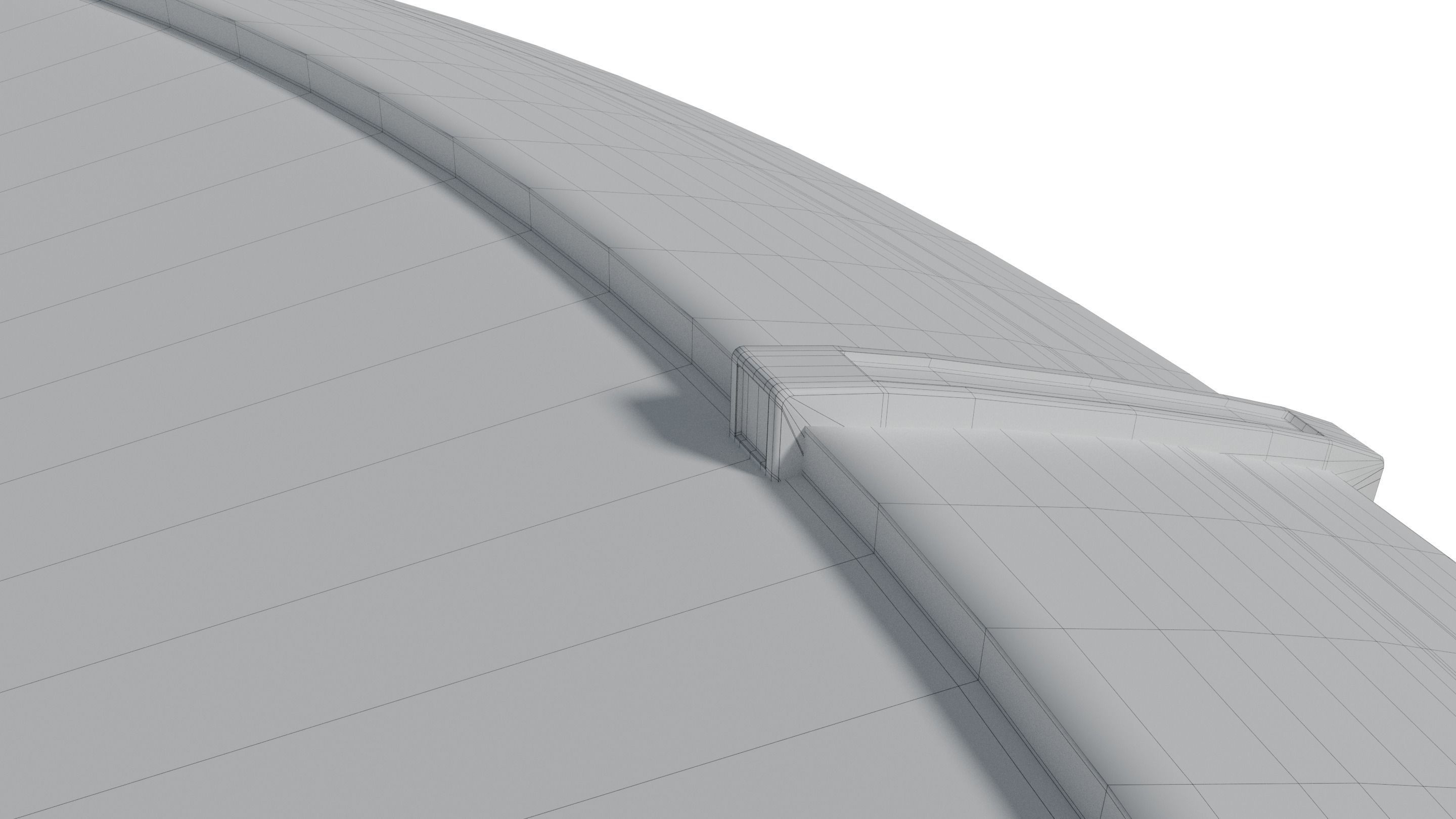 Sci-Fi Landing Platform Low-poly 3D model_16