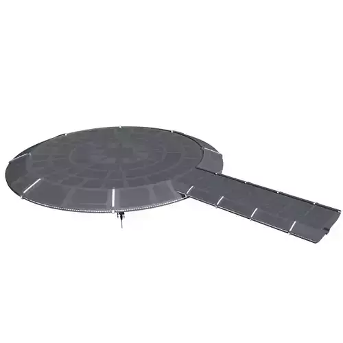 Sci-Fi Landing Platform Low-poly 3D model