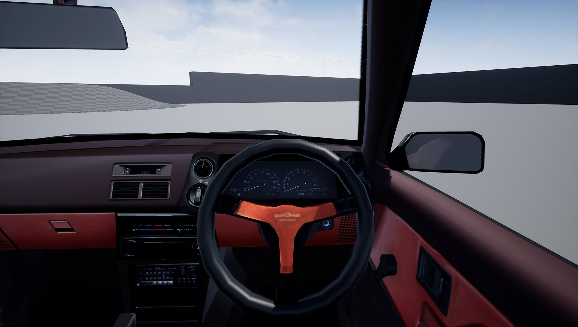 Toyota Trueno AE86 Initial D stylized Low-poly 3D model_21