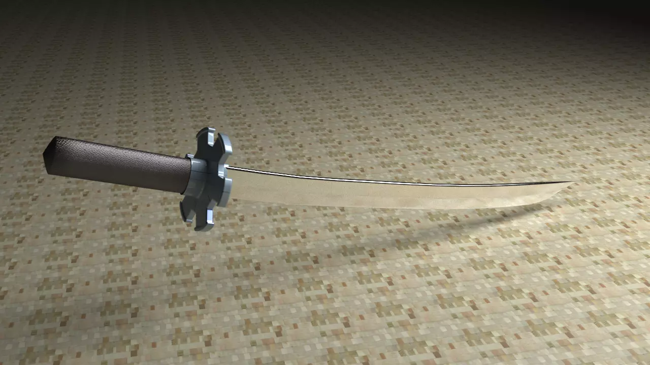 Katana sword 3dmodel for games Free 3D model