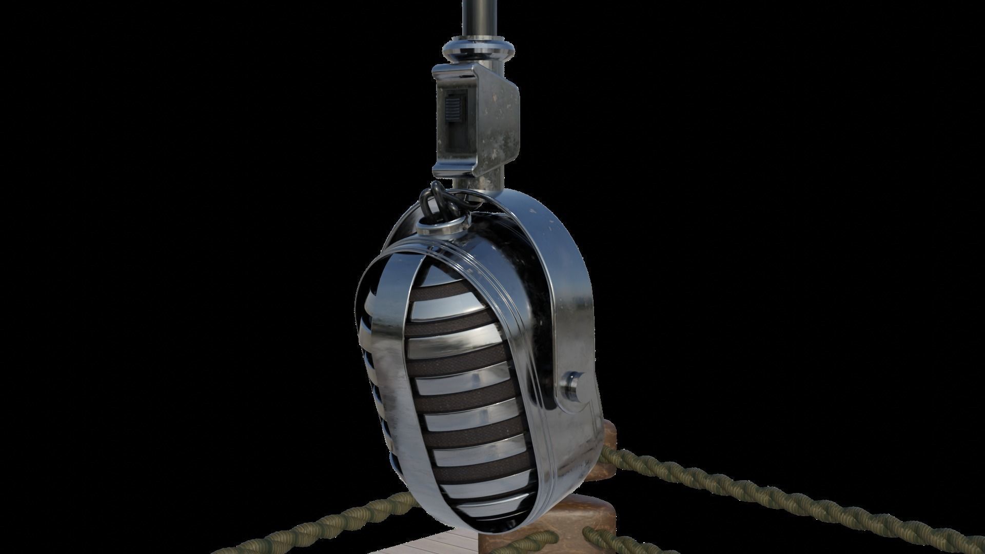 Boxing ring 3D model_7