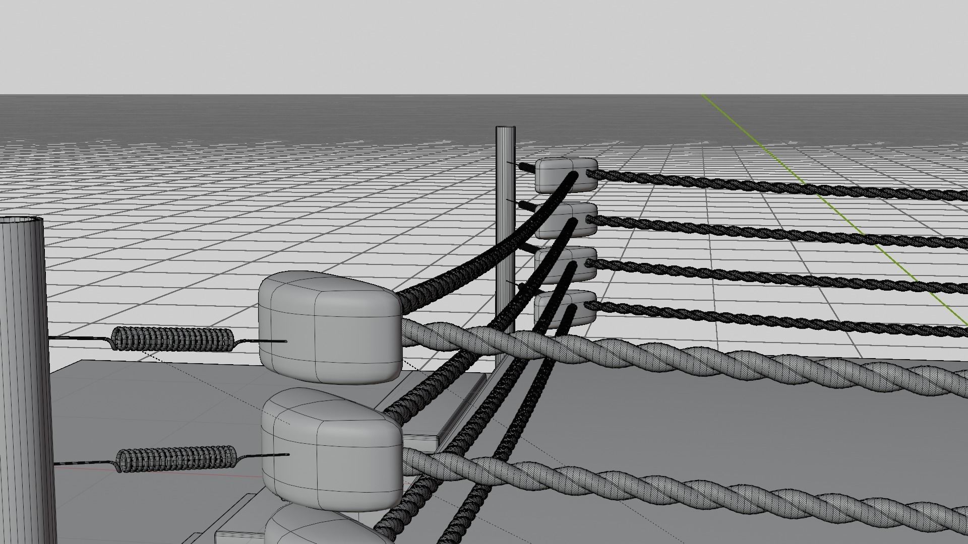 Boxing ring 3D model_11