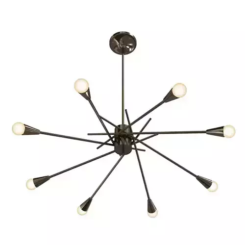 Modern Brass Chandelier  