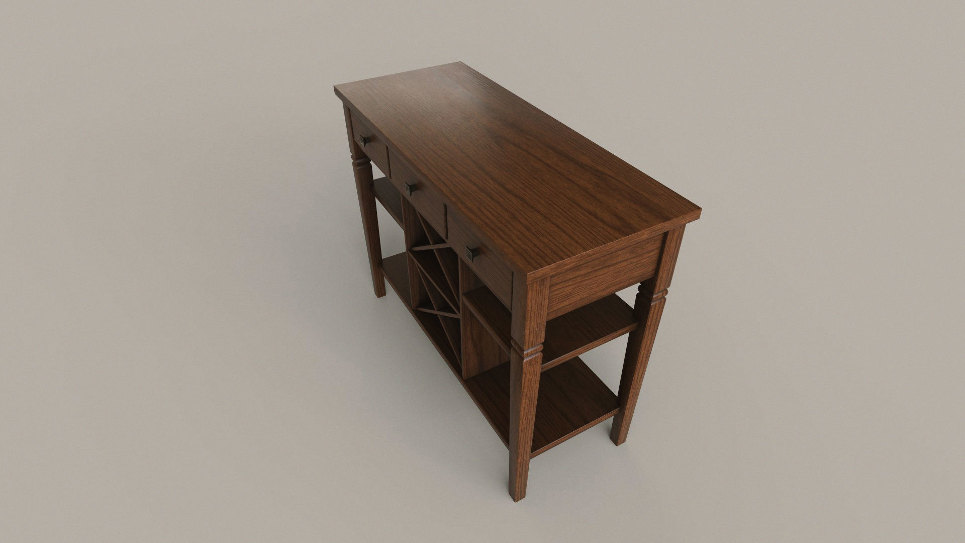 Dining Room Set 3D Model Collection_26