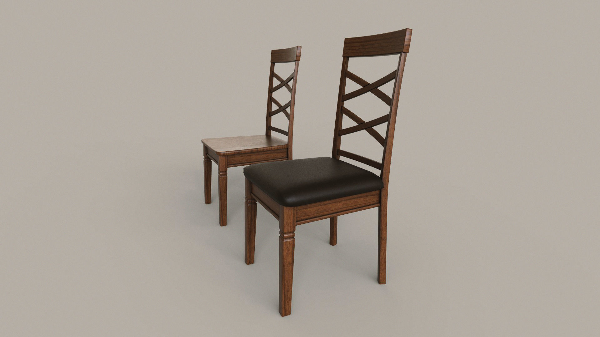 Dining Room Set 3D Model Collection_25