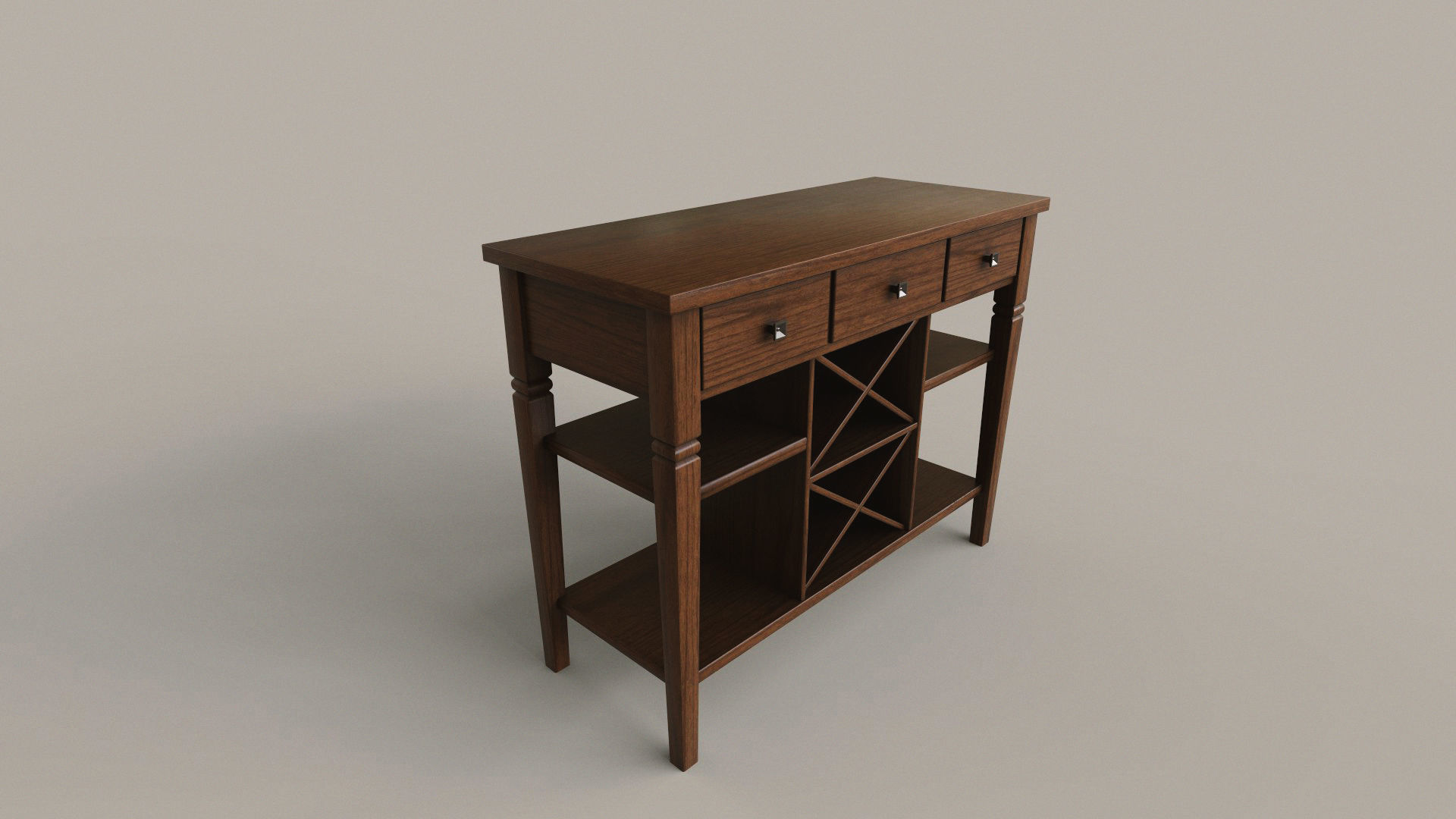 Dining Room Set 3D Model Collection_22