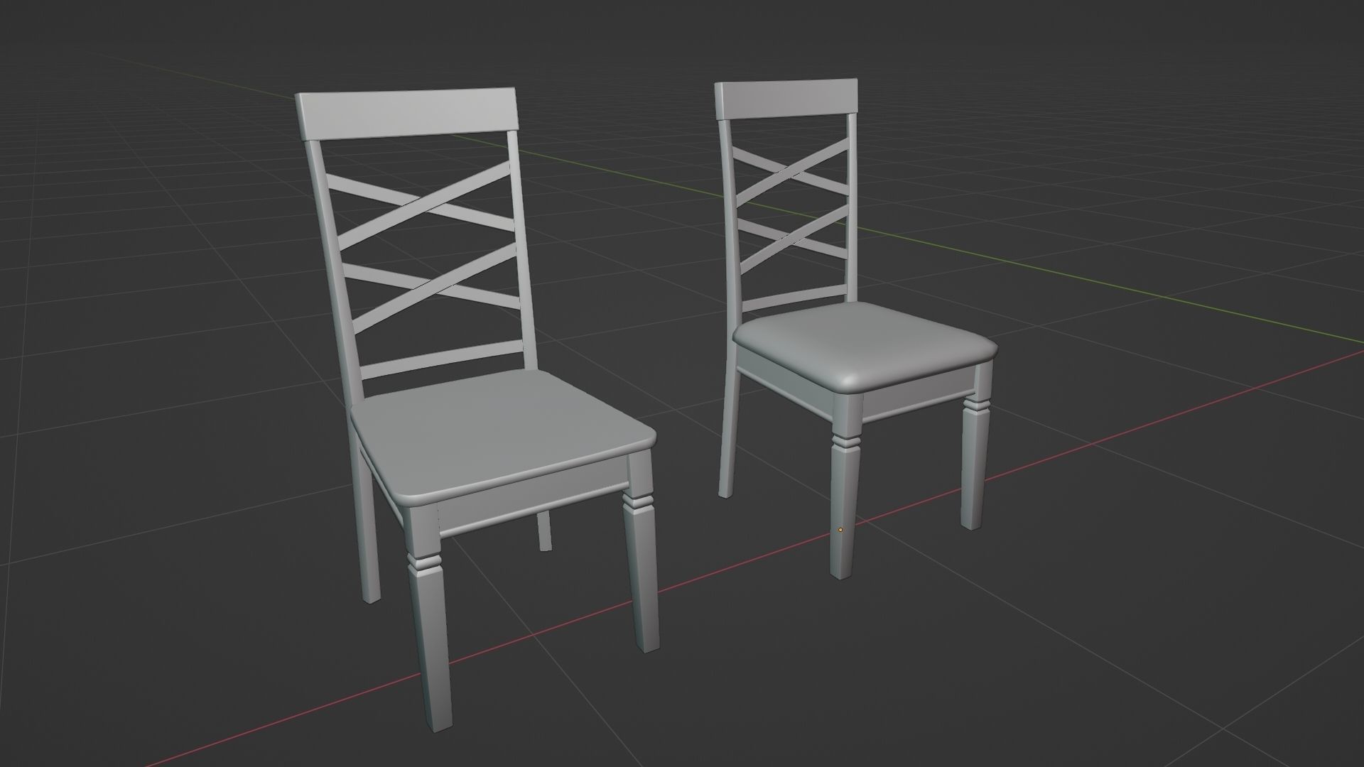 Dining Room Set 3D Model Collection_13