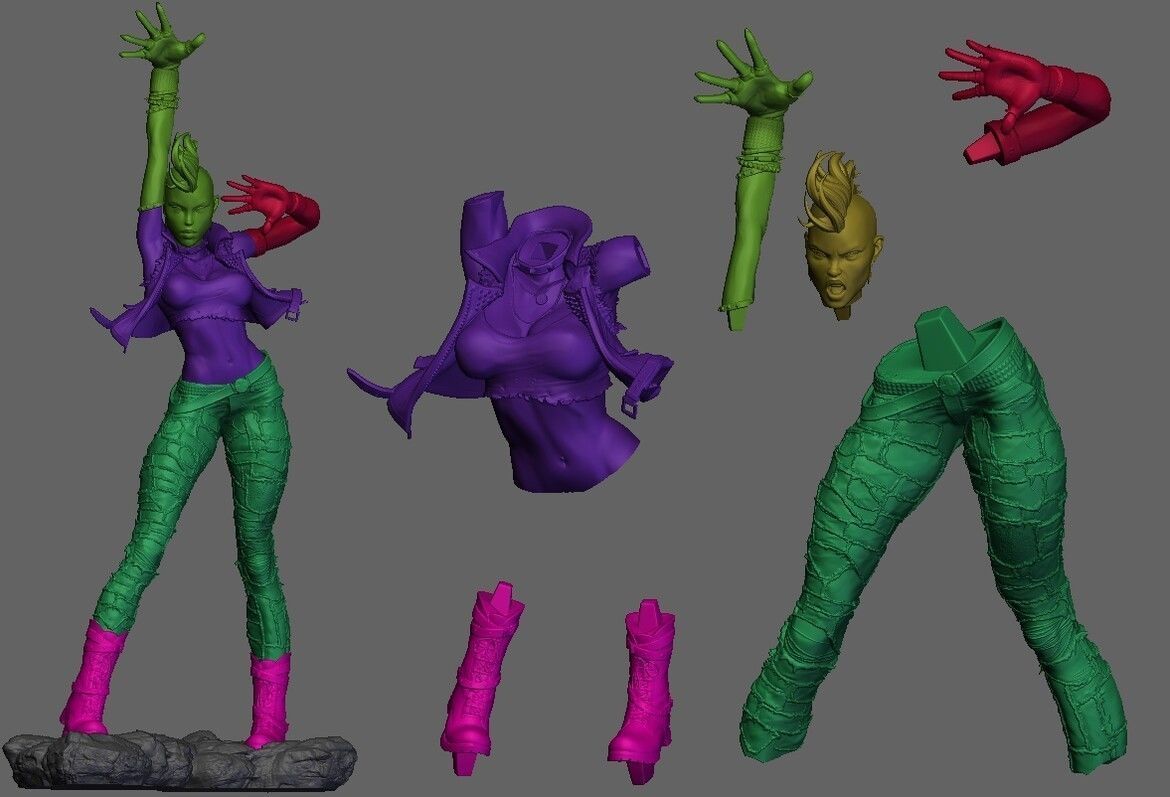 Storm Punk 3D print model_3