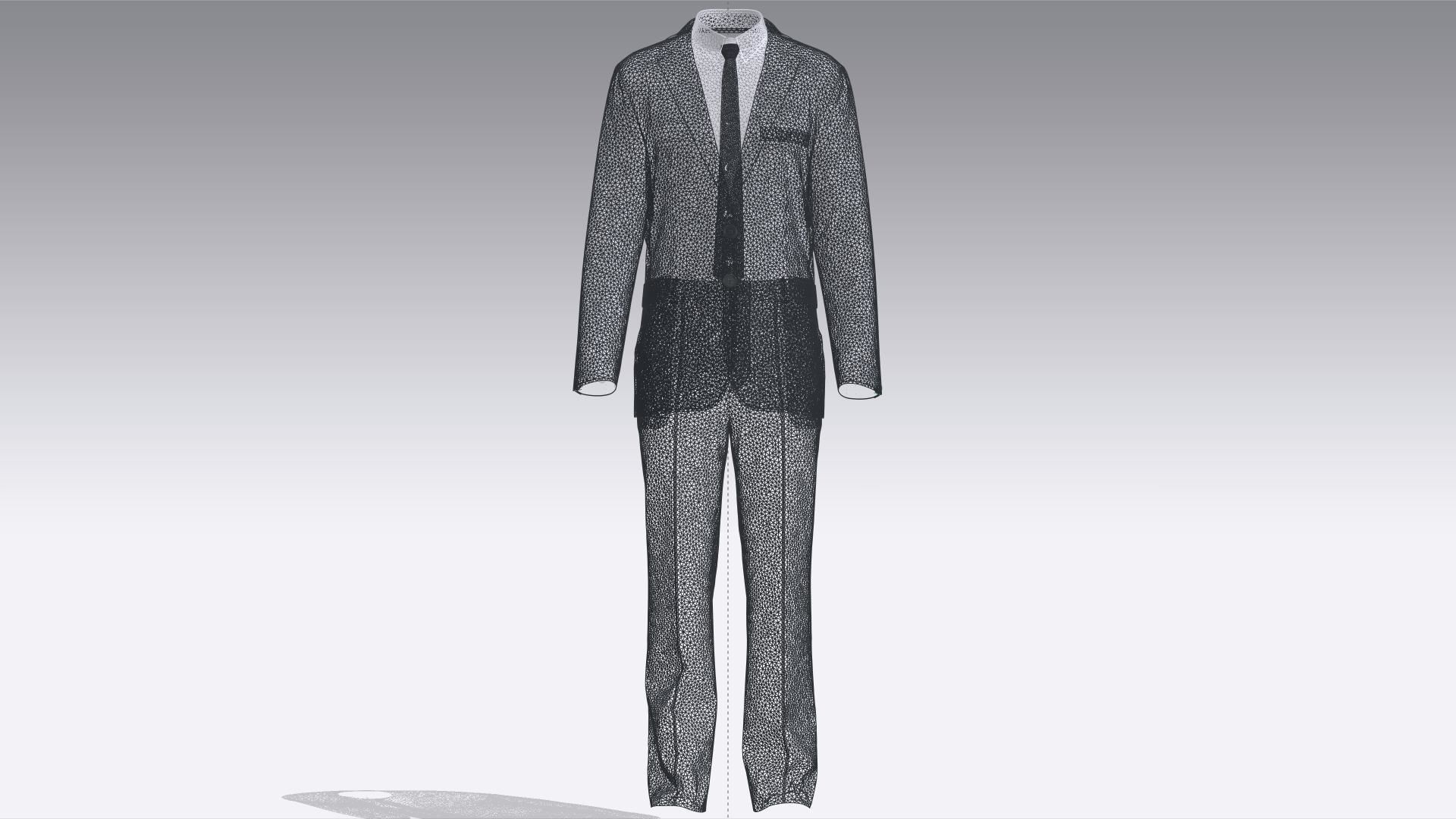 Men Suit 3D model_10