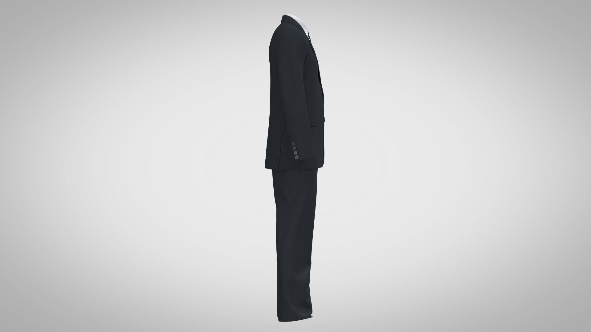 Men Suit 3D model_7
