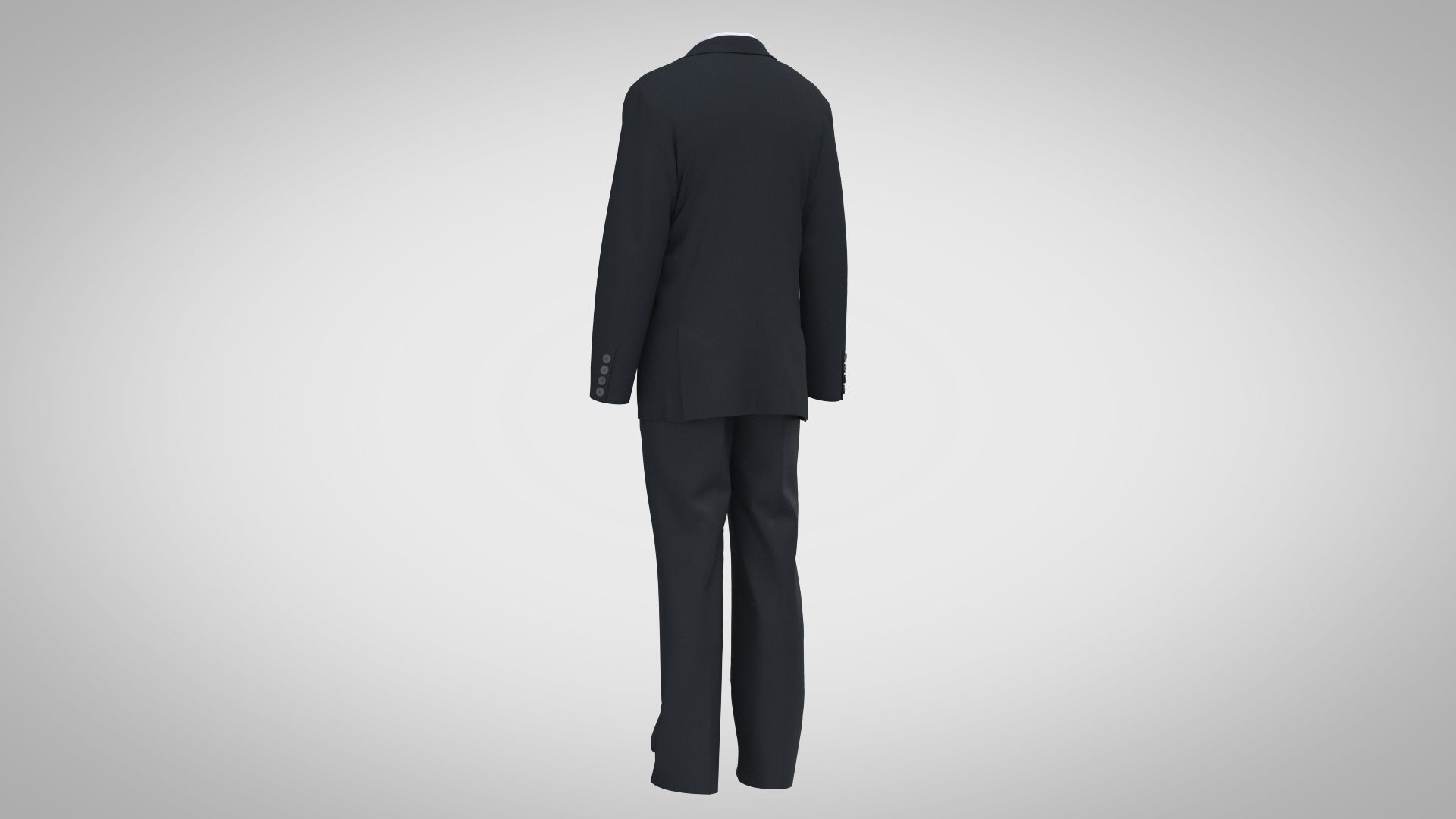 Men Suit 3D model_8