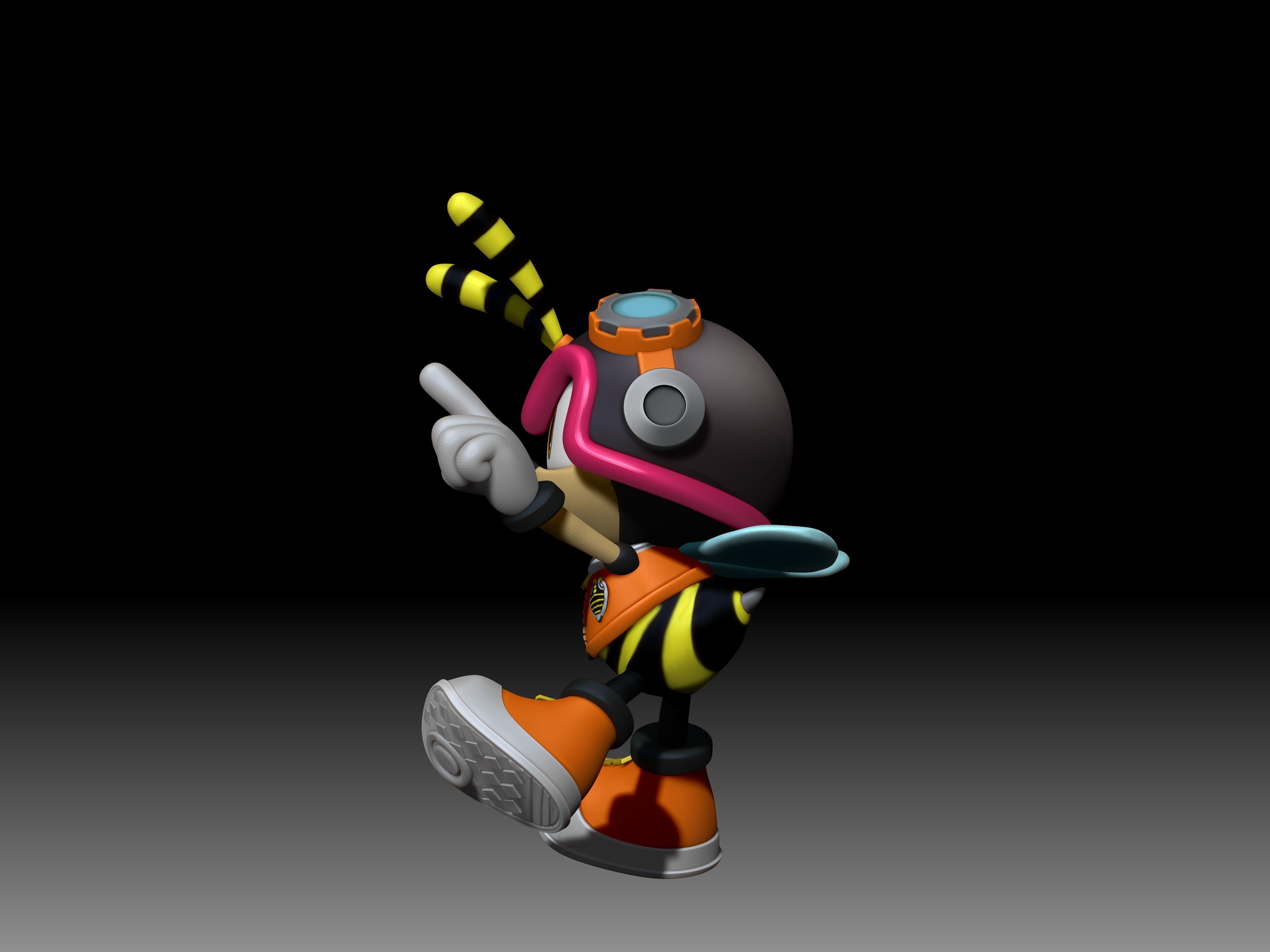 Charmy Bee  3D print model 3D print model_22