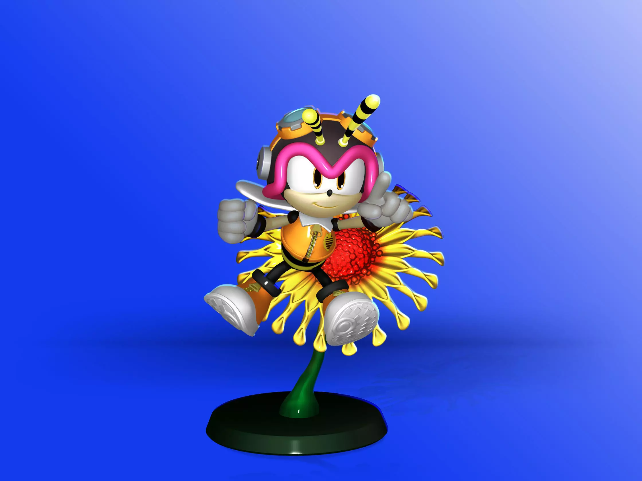 Charmy Bee  3D print model 3D print model_0
