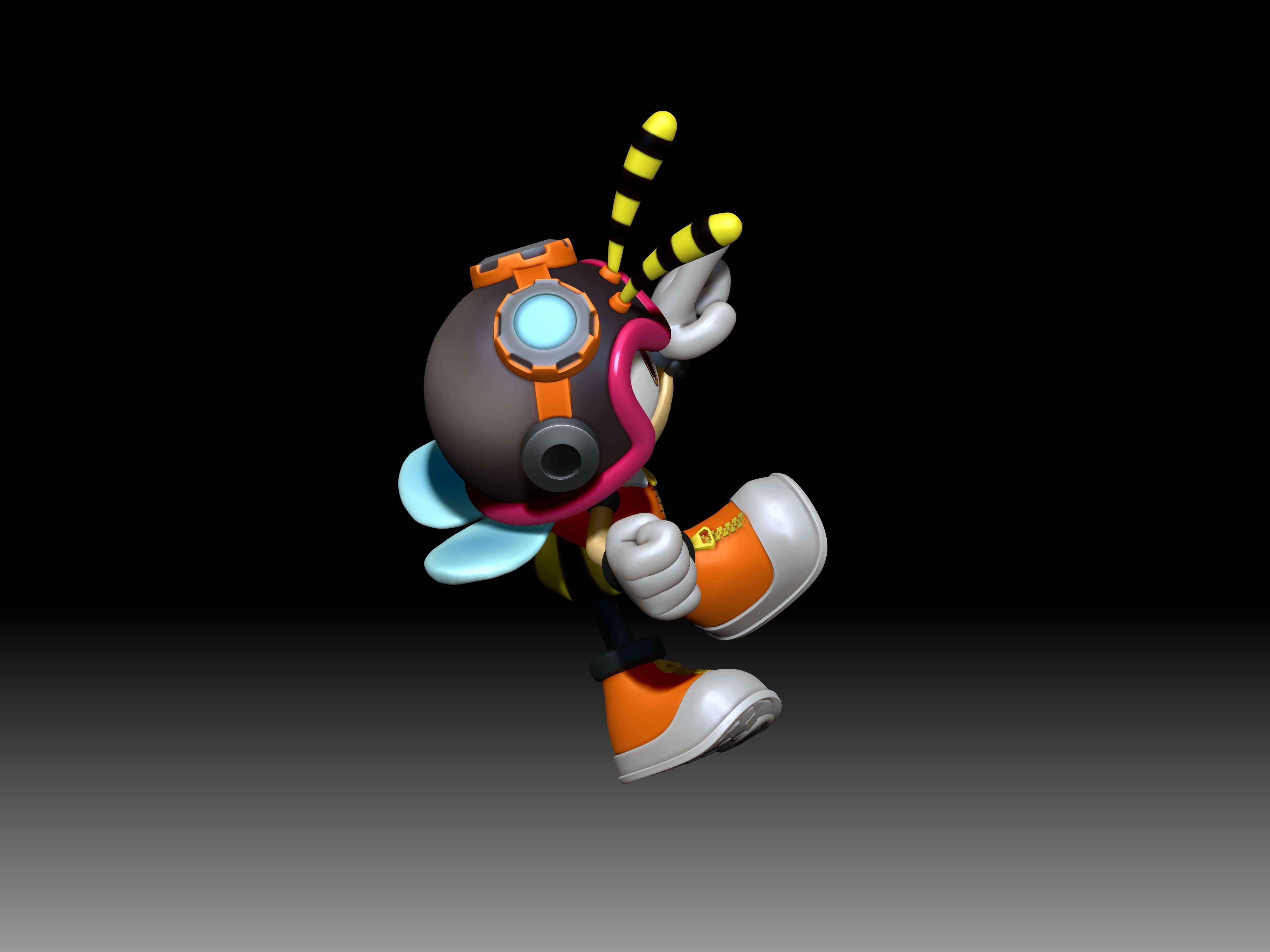 Charmy Bee  3D print model 3D print model_28