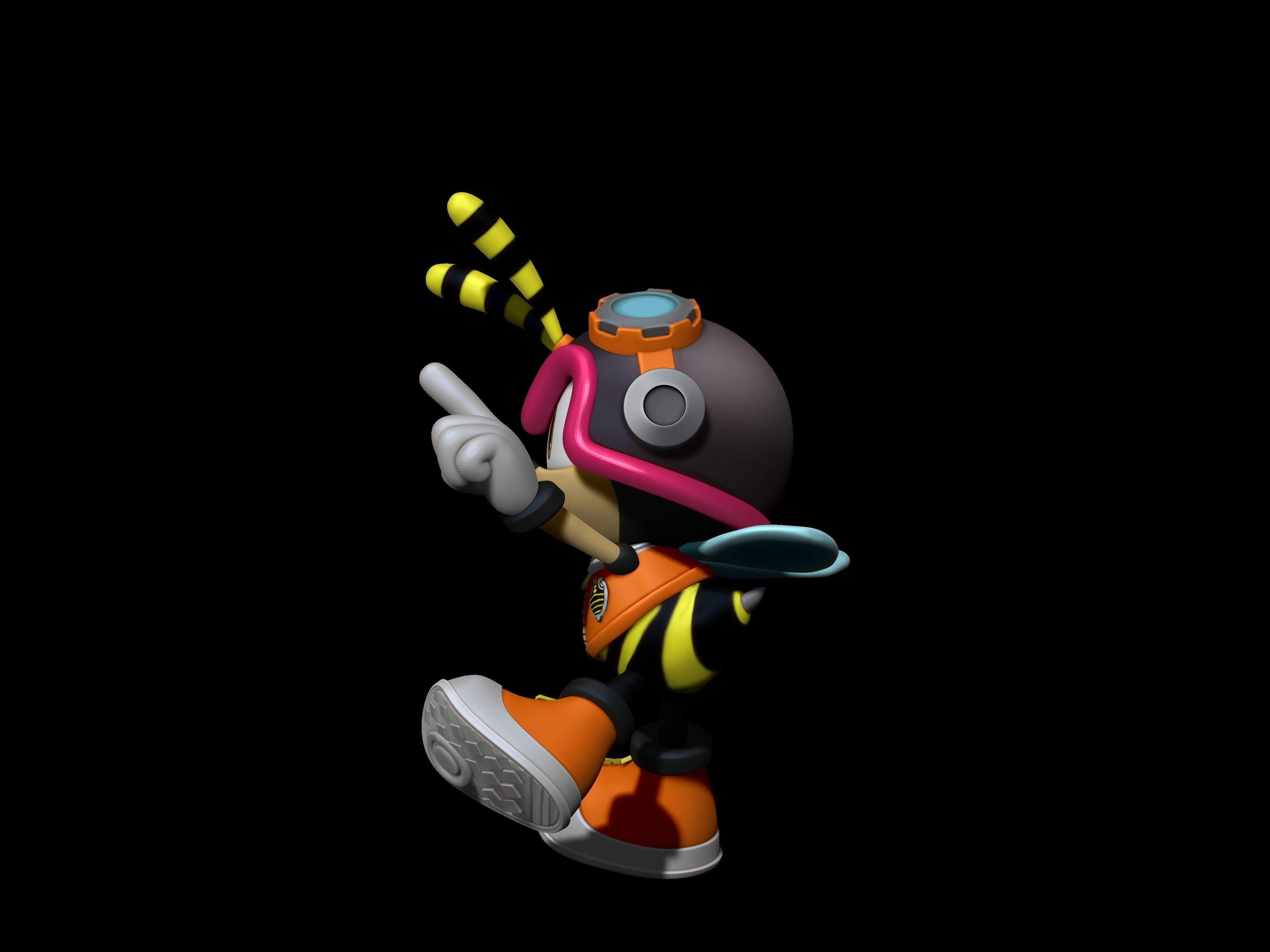 Charmy Bee  3D print model 3D print model_31