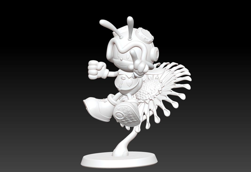 Charmy Bee  3D print model 3D print model_5