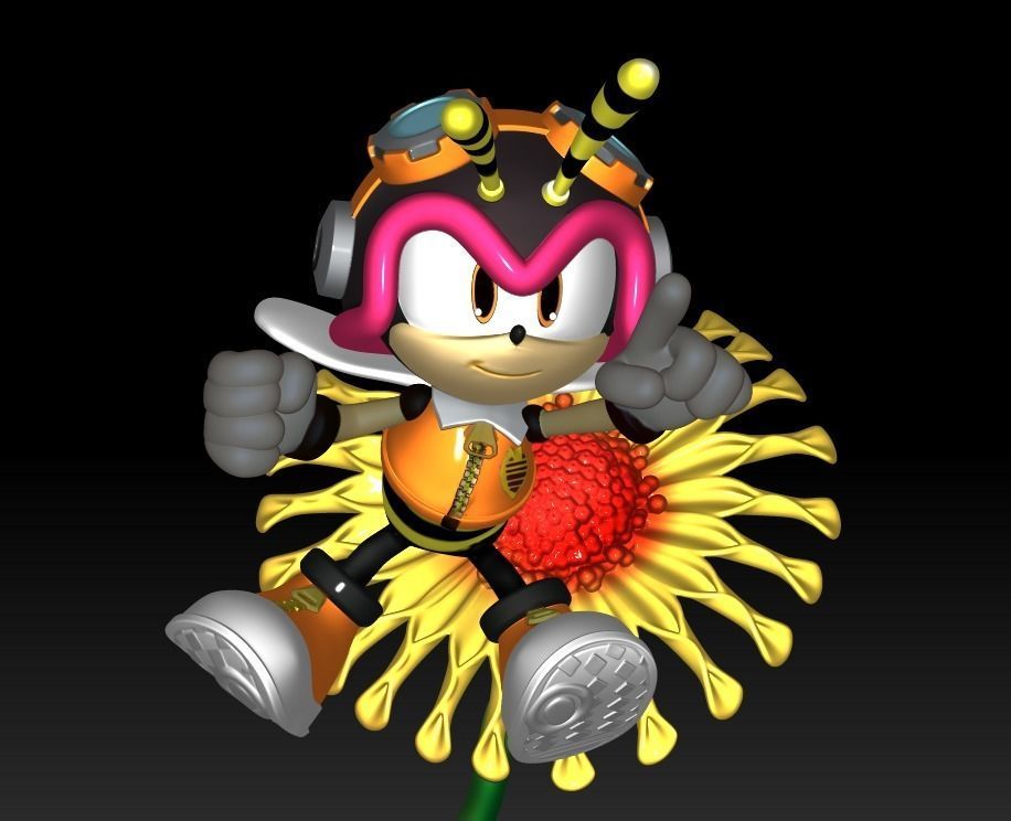 Charmy Bee  3D print model 3D print model_10