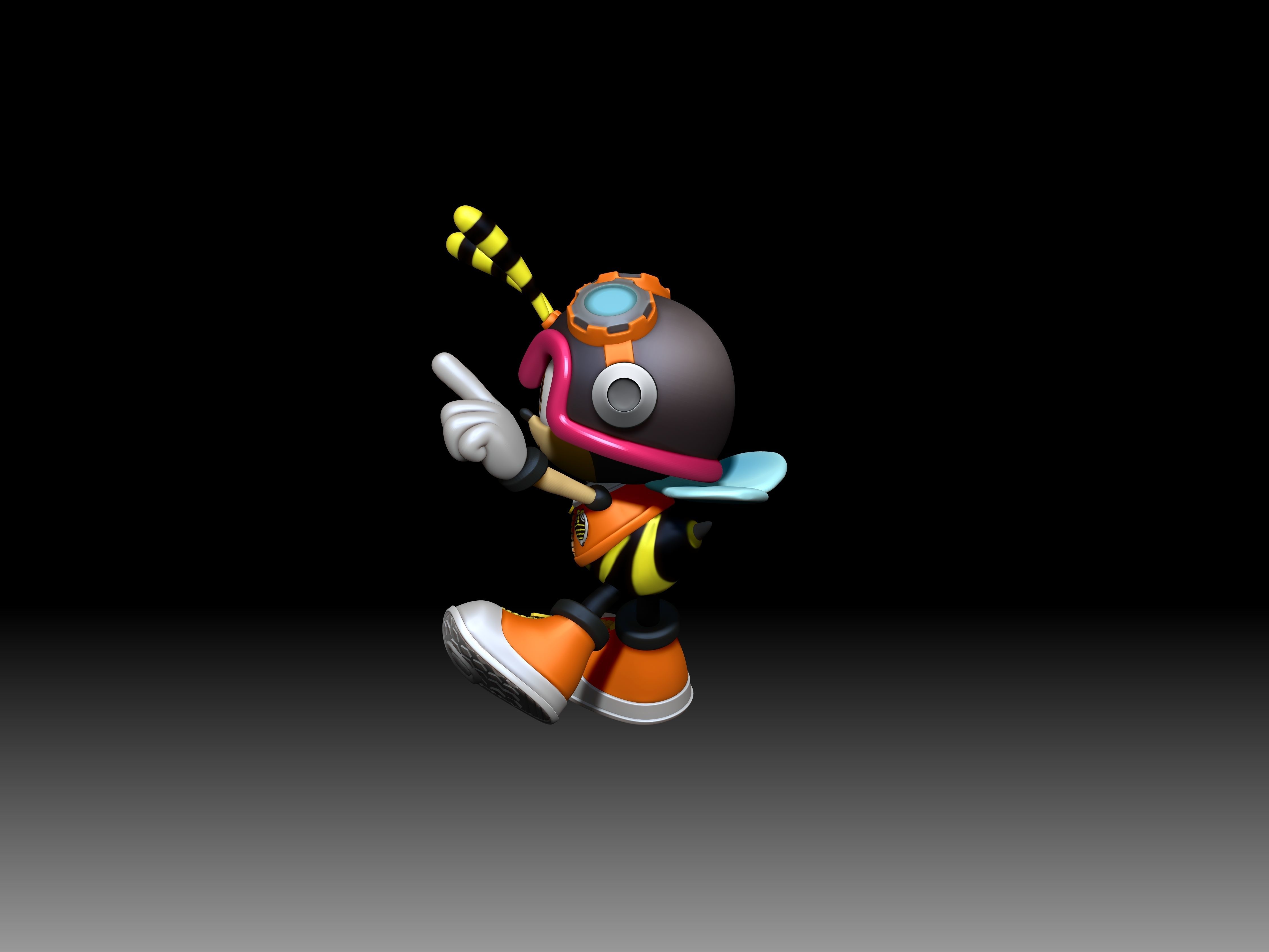 Charmy Bee  3D print model 3D print model_25