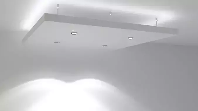 Suspended ceiling 3D model