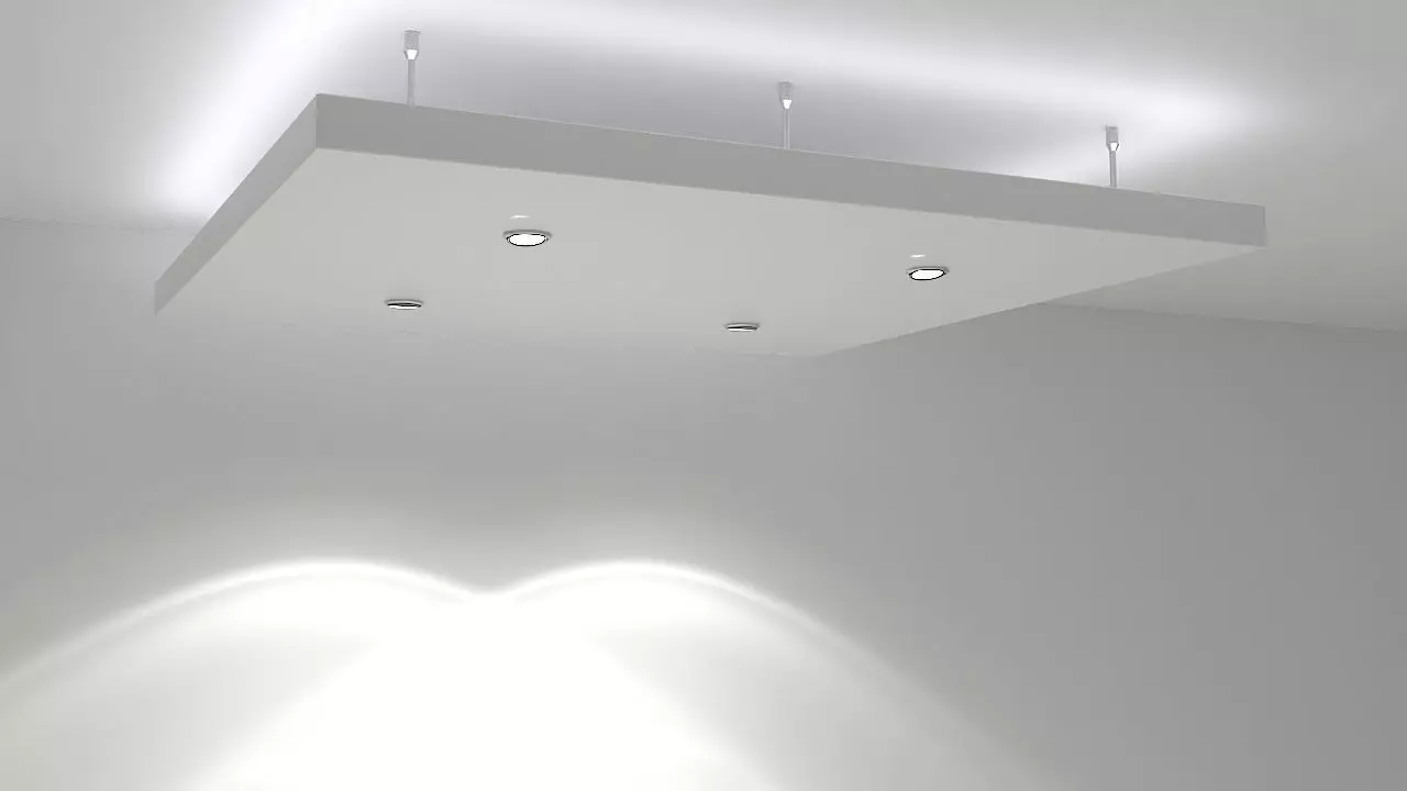Suspended ceiling 3D model_0