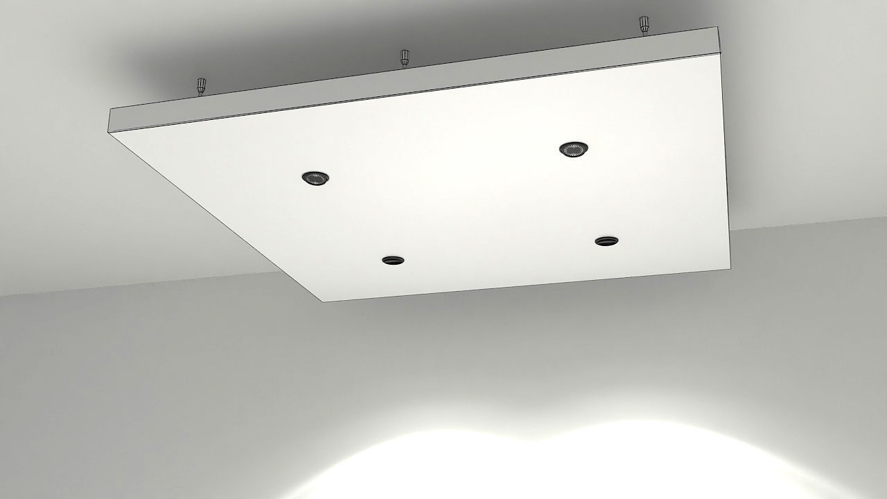 Suspended ceiling 3D model_5