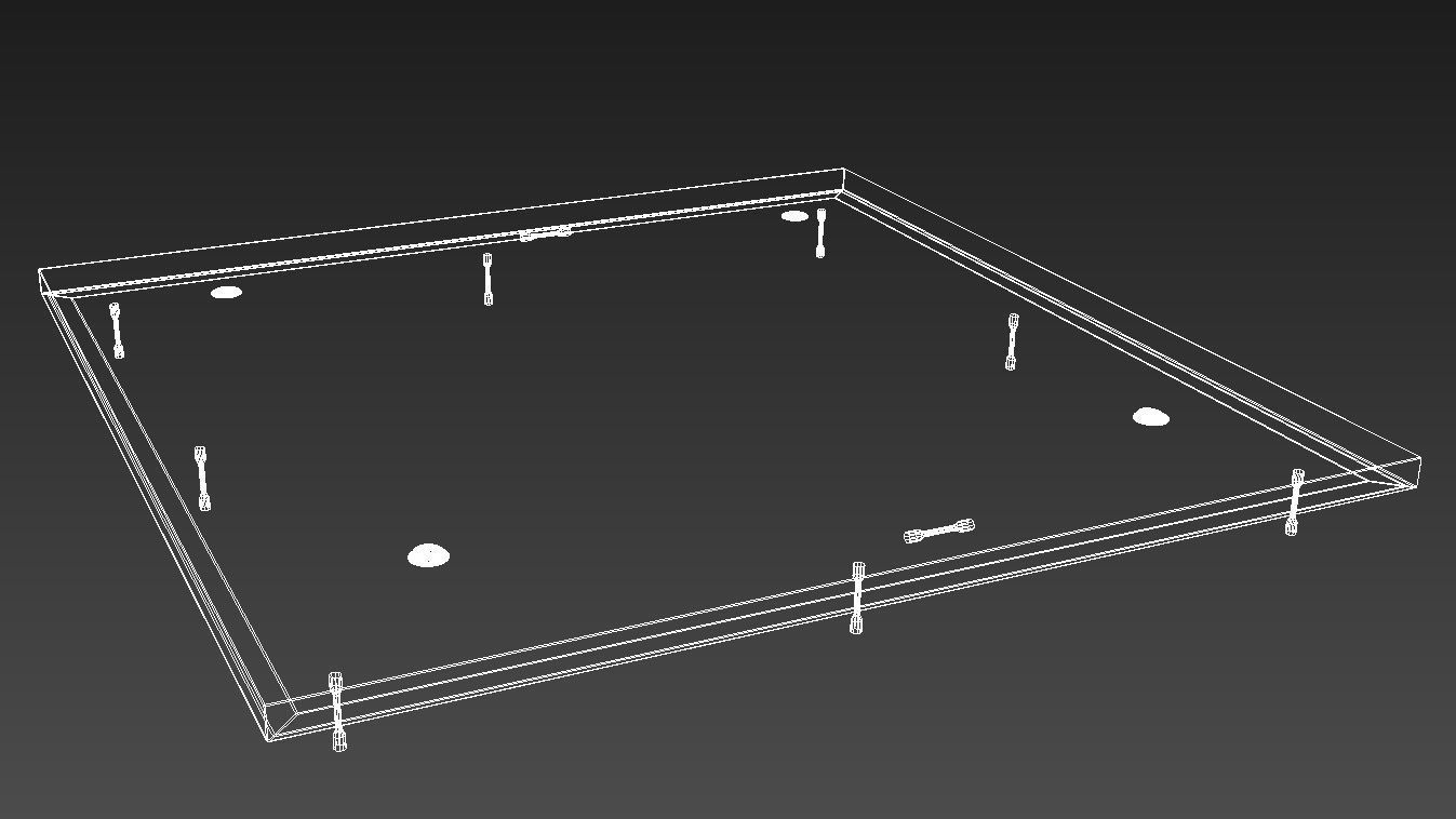 Suspended ceiling 3D model_13