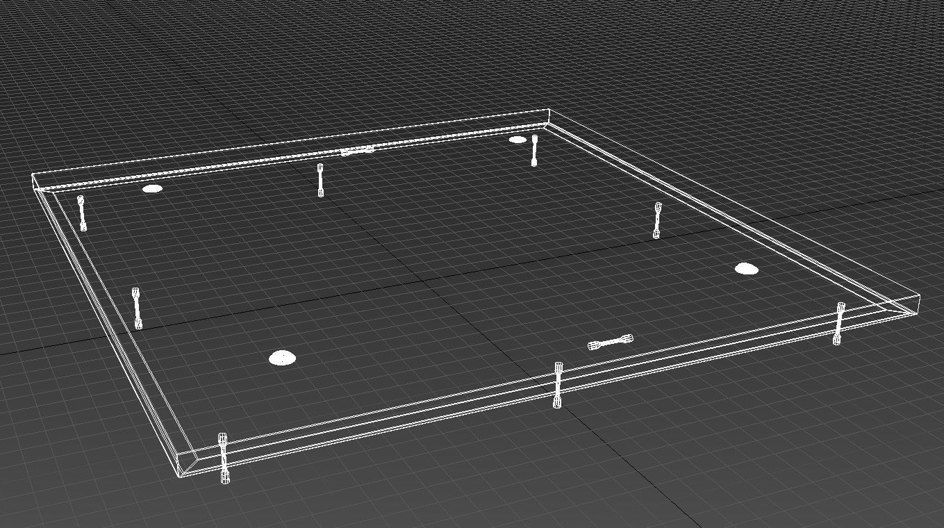 Suspended ceiling 3D model_12