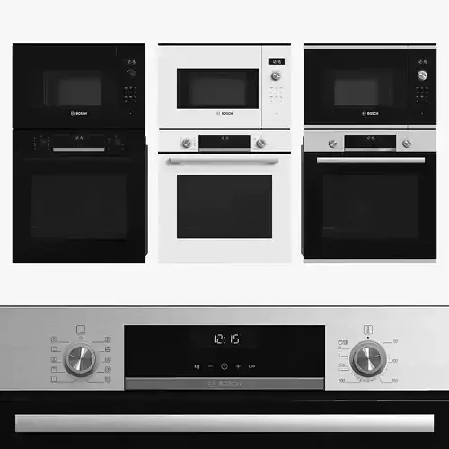 Bosch ovens and microwaves 3D model