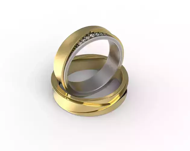 Jewelry Wedding Set  3D print model