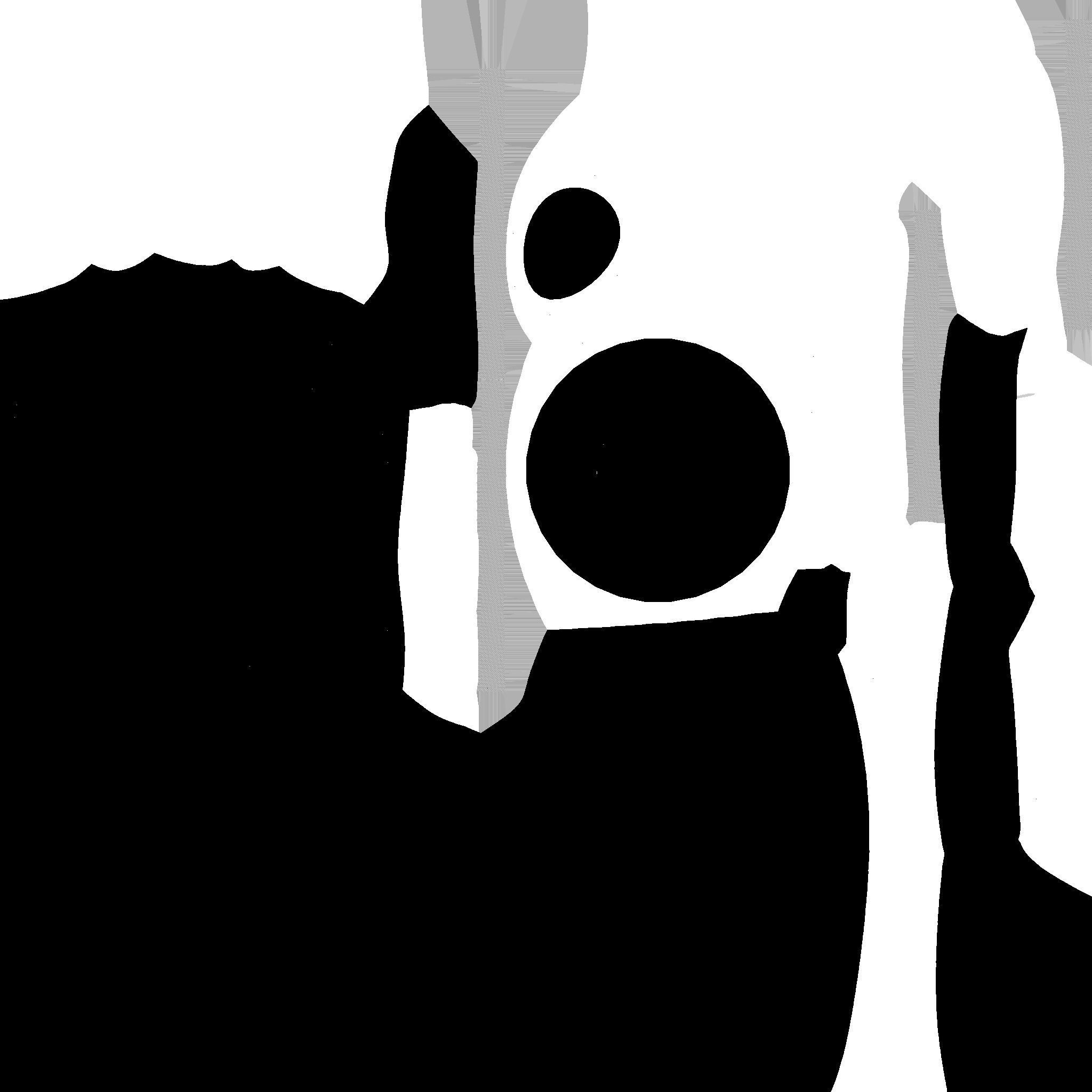 SciFi Backpack D01 White Gold - Fashion Character Design Low-poly 3D model_19