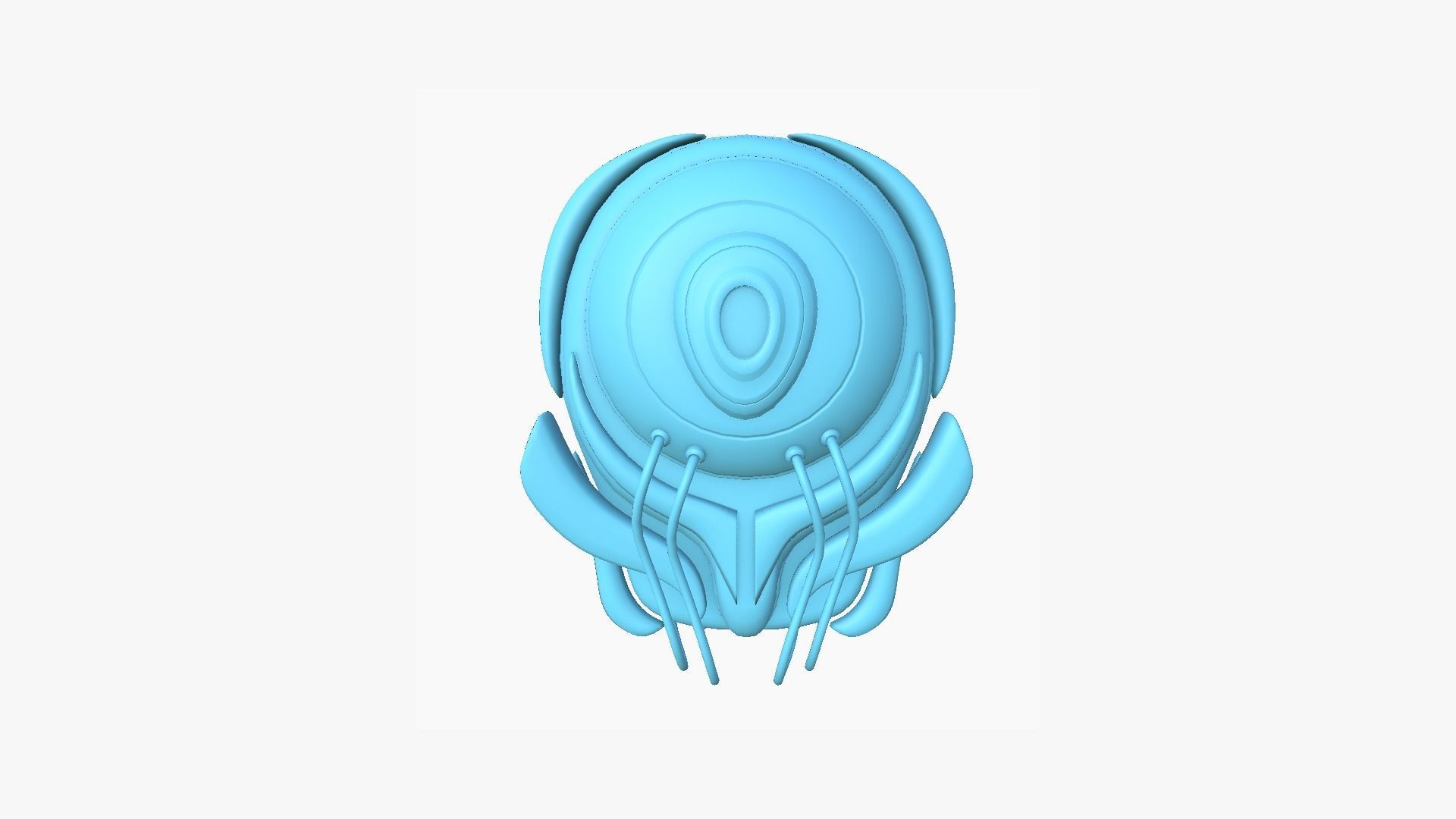 SciFi Backpack D01 White Gold - Fashion Character Design Low-poly 3D model_8