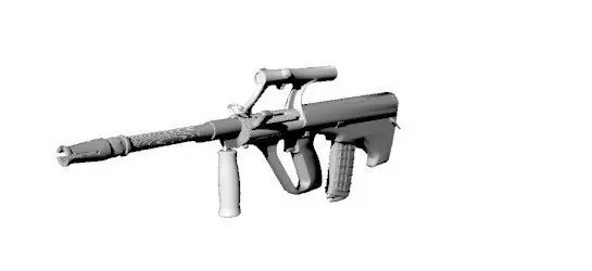Firearm AUG Free 3D model