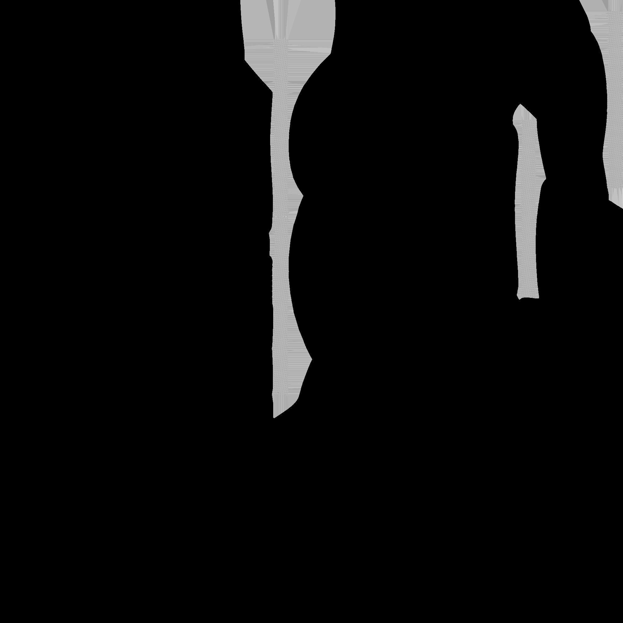 SciFi Backpack D04 White Blue - Fashion Character Design Low-poly 3D model_19