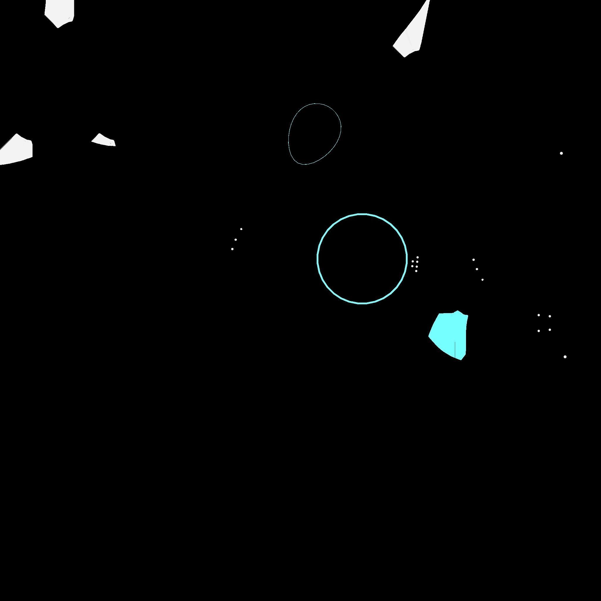 SciFi Backpack D04 White Blue - Fashion Character Design Low-poly 3D model_21