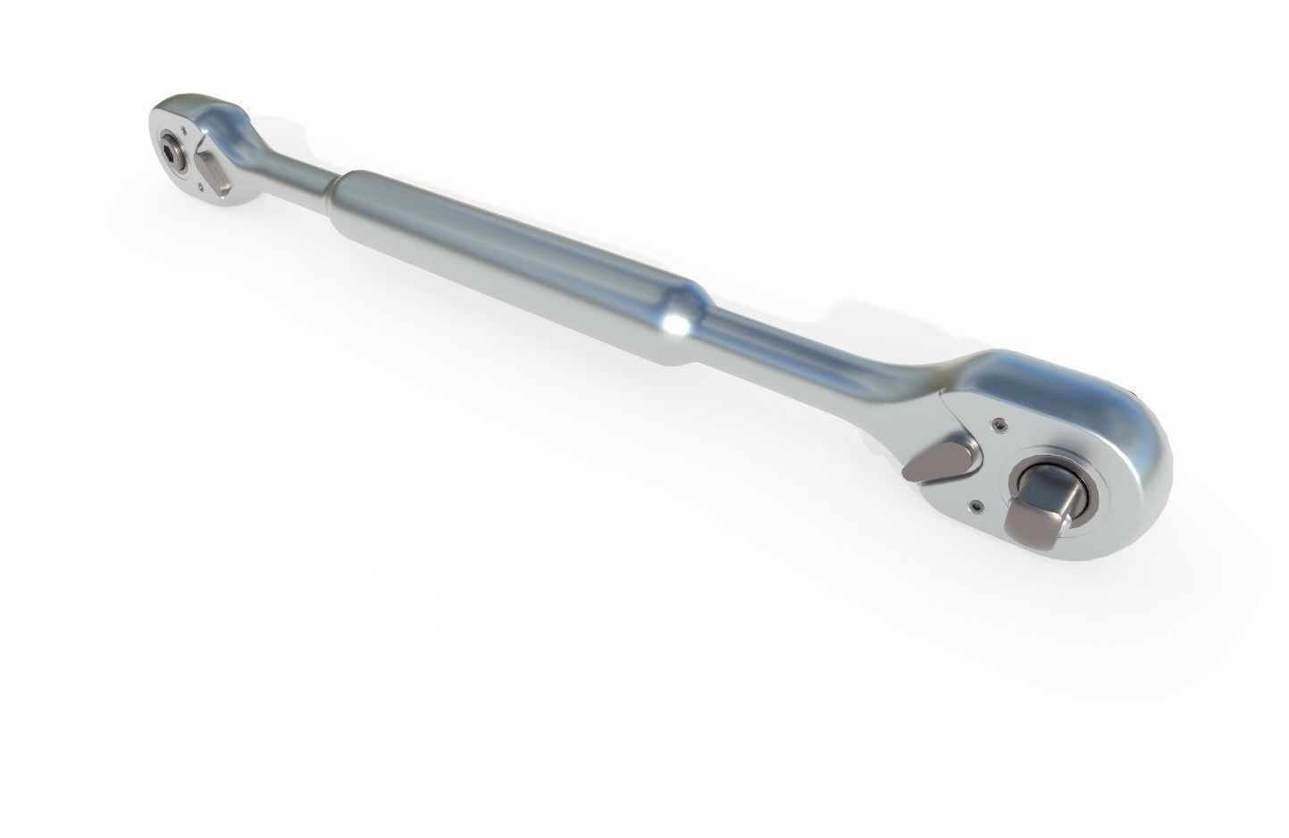 Ratcheting Wrench 01 Low-poly 3D model_4