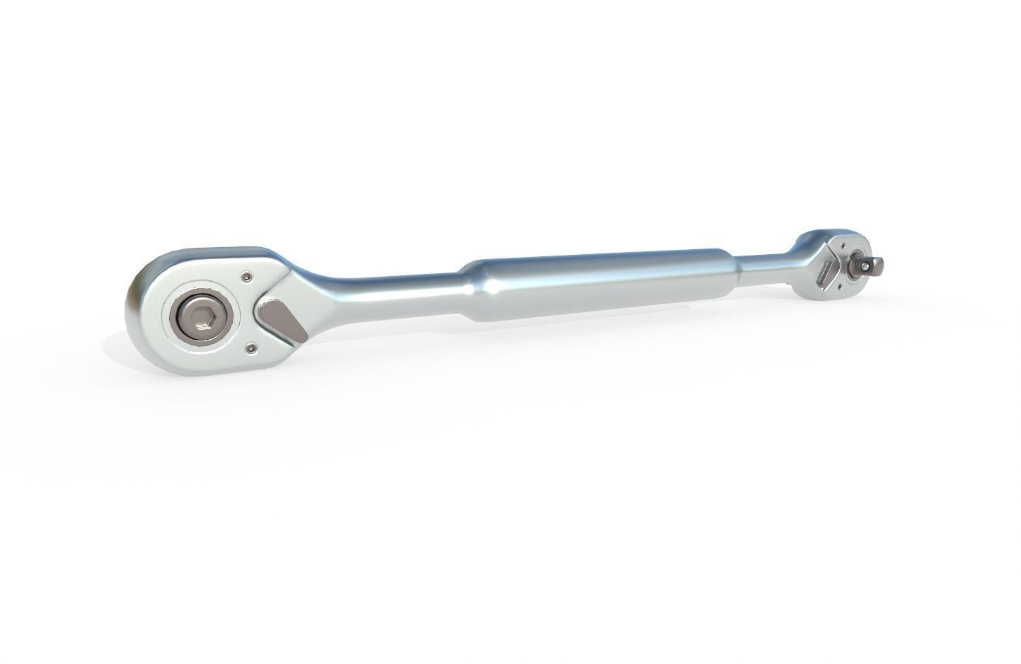 Ratcheting Wrench 01 Low-poly 3D model_8