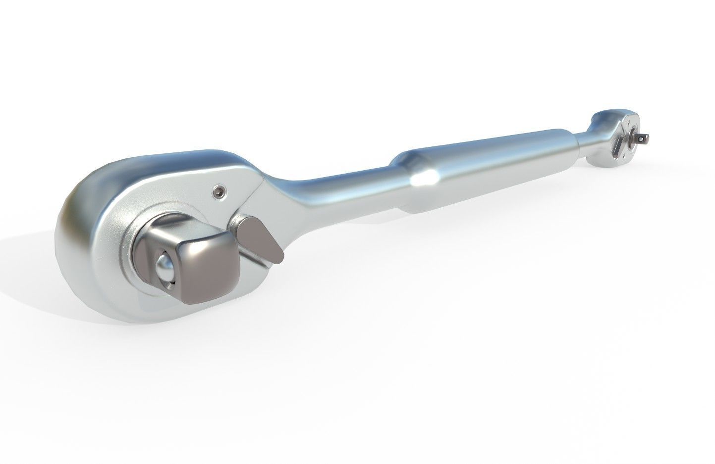 Ratcheting Wrench 01 Low-poly 3D model_3