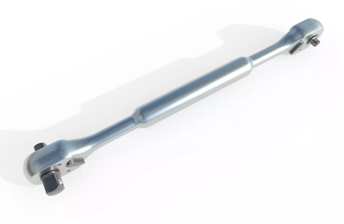 Ratcheting Wrench 01 Low-poly 3D model_0