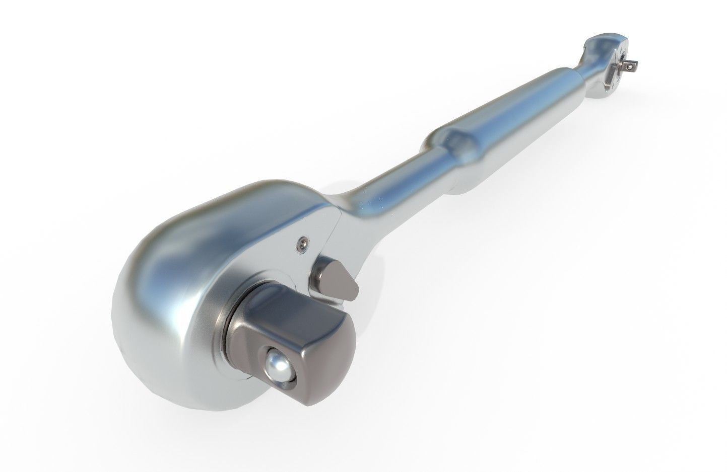 Ratcheting Wrench 01 Low-poly 3D model_13