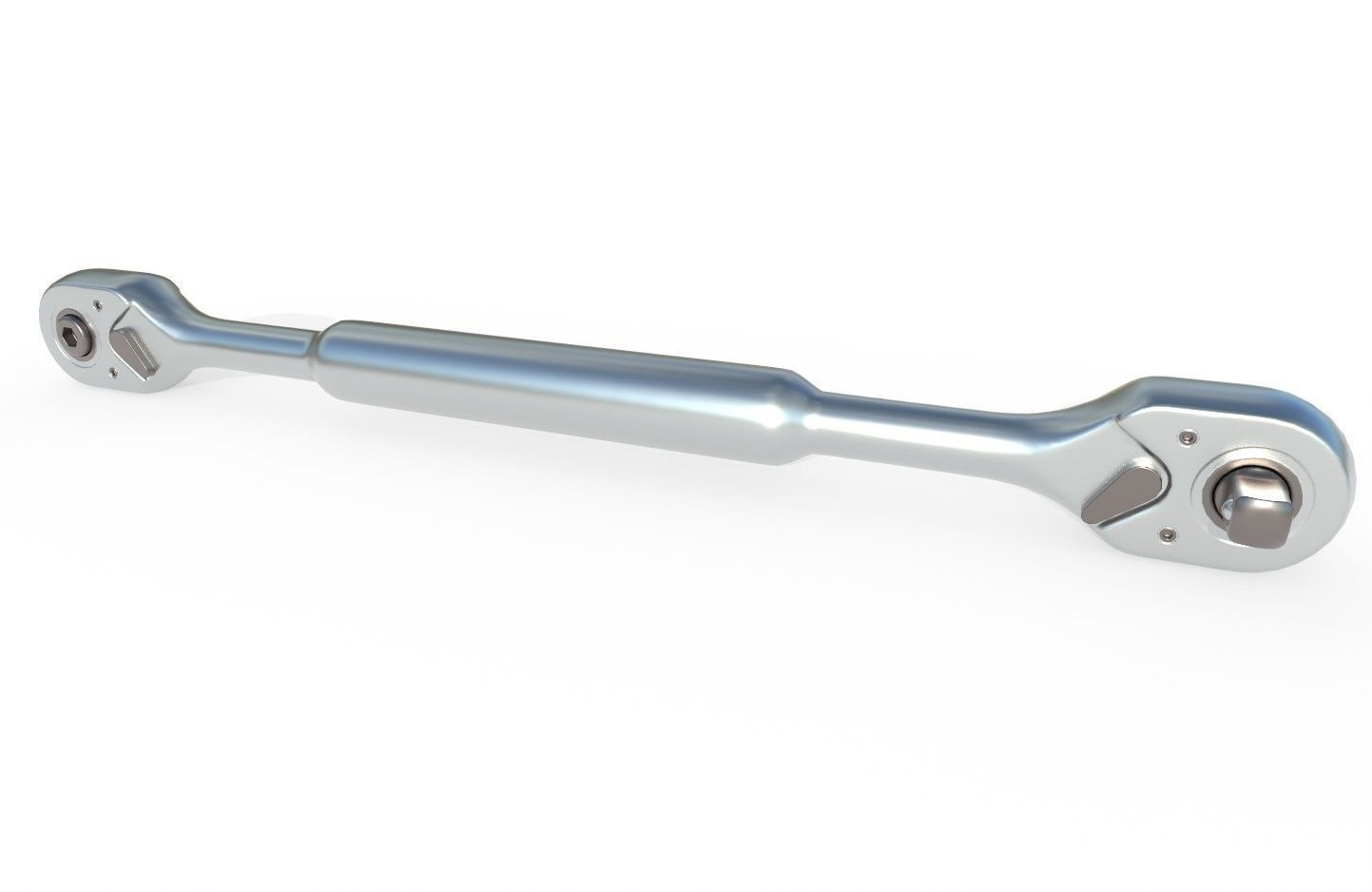 Ratcheting Wrench 01 Low-poly 3D model_6