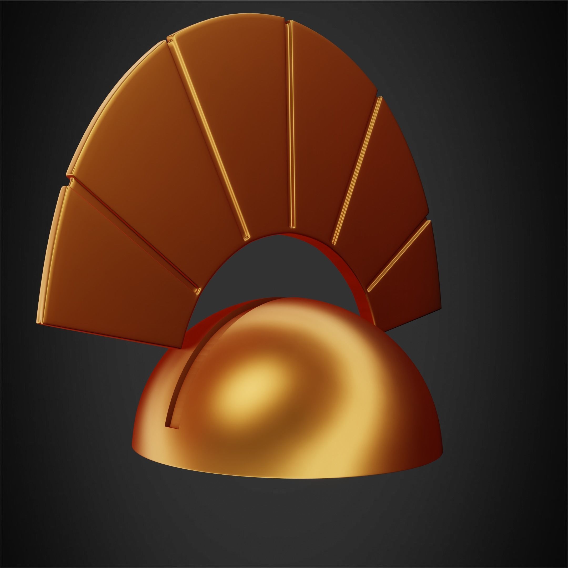 Kuzco Crown for Cosplay 3D print model_3