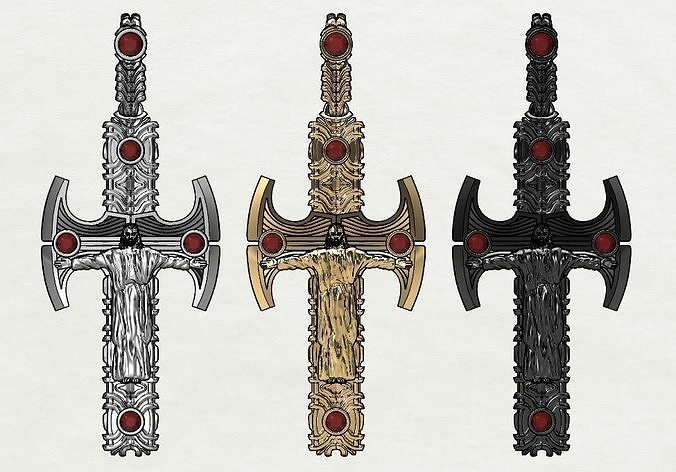 Exclusive design cross  3D print model