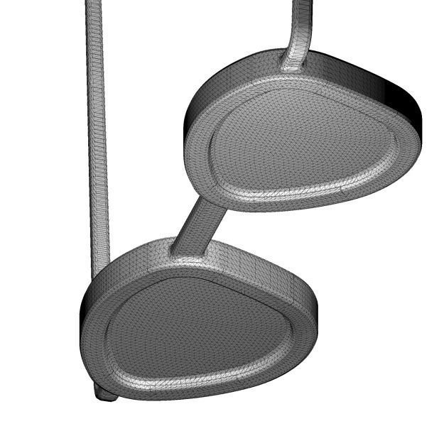 Stylish Sunglass Low-poly 3D model_6