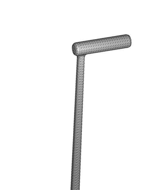 Stylish Sunglass Low-poly 3D model_7