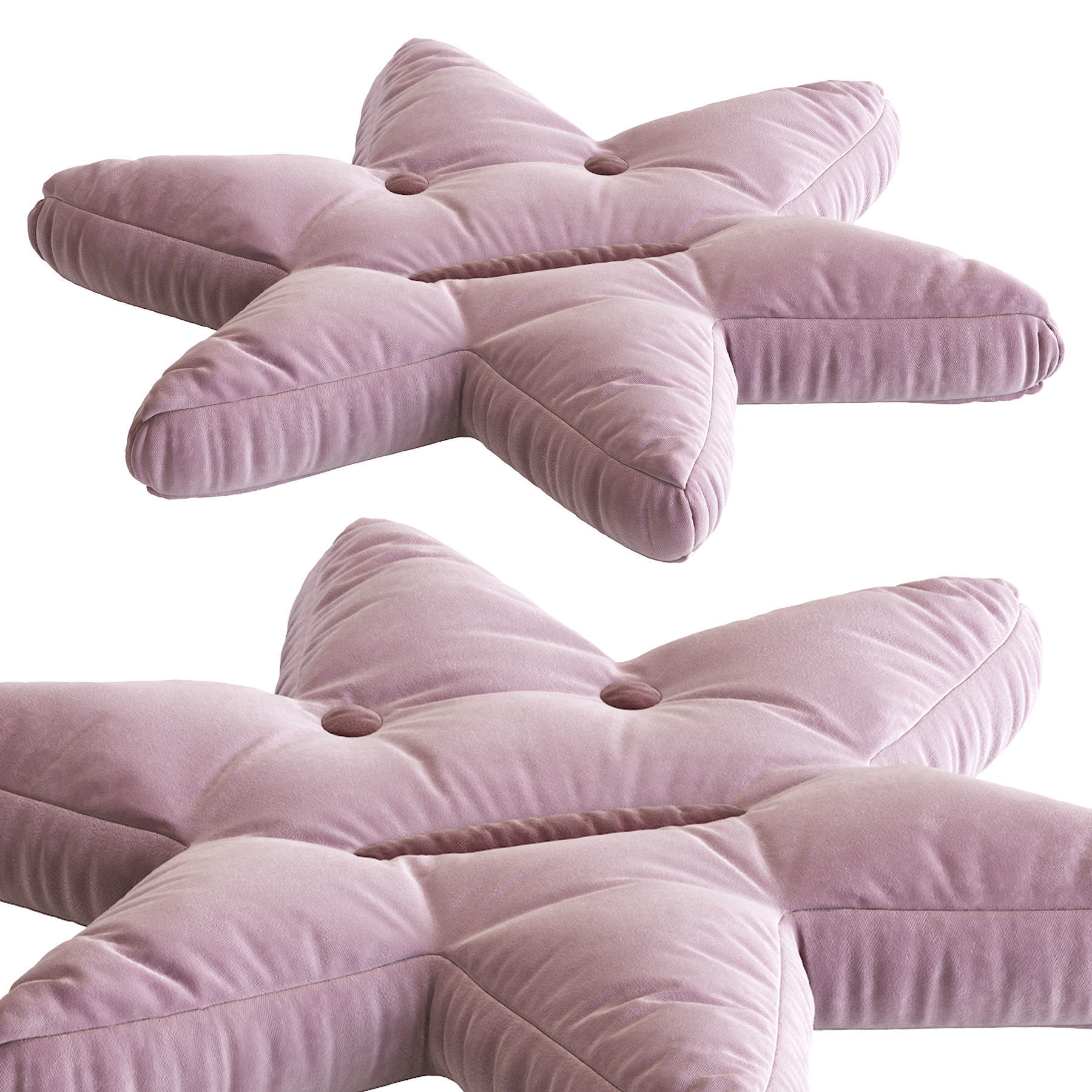 Pouf Star 3D model_1